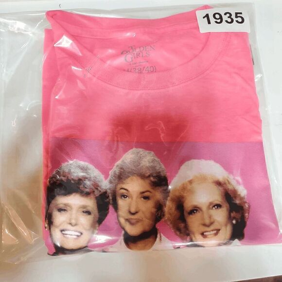 The Golden Girls Shirt Womens Medium Pink Short Sleeve Crew Neck Pullover Tee - Picture 8 of 8